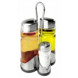 VINAGRERA COC ACEITERA CRISTAL/INOX IBIL - Imagen 1
