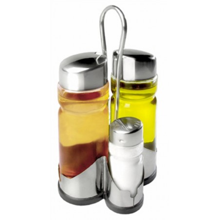 VINAGRERA COC ACEITERA CRISTAL/INOX IBIL - Imagen 1