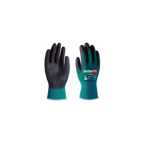 GUANTE MECANICO S07 3L NYLON/LATEX VE/NE BL-015 SUPRA TEX T- - Imagen 1