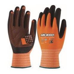 GUANTE MECANICO S07 PUNTOS DOT-T 3L NYL NA/NE WX-666 MICRODO - Imagen 1