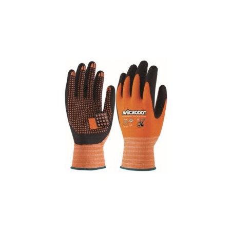 GUANTE MECANICO S07 PUNTOS DOT-T 3L NYL NA/NE WX-666 MICRODO - Imagen 1