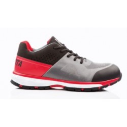 ZAPATO SEG T38 S1P BELLOTA MICROF NEGRA/ROJA/GRIS RUNNING PU - Imagen 1