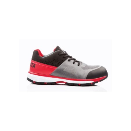 ZAPATO SEG T38 S1P BELLOTA MICROF NEGRA/ROJA/GRIS RUNNING PU - Imagen 1