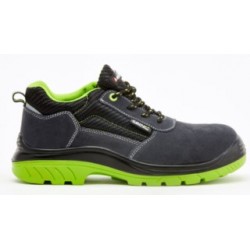 ZAPATO SEG T44 S1P BELLOTA SERRAJE NEGRA/VERDE COMP+ PU/PL N - Imagen 1
