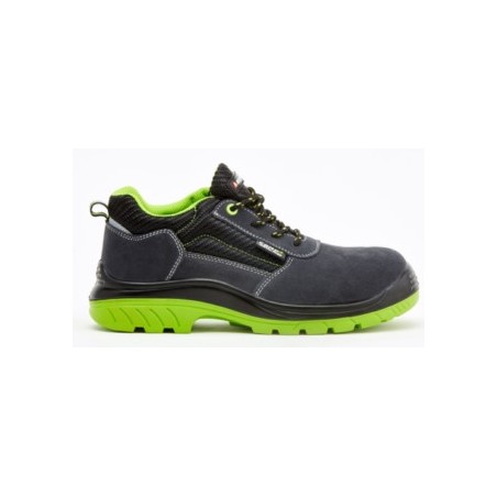 ZAPATO SEG T44 S1P BELLOTA SERRAJE NEGRA/VERDE COMP+ PU/PL N - Imagen 1