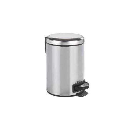 CUBO BAÑO C/PEDAL 3LT-17X25CM INOX LEMAN WENKO - Imagen 1