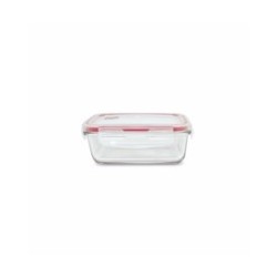 HERMETICO ALIMEN. RECT 570ML VIDRIO IRIS 1 PZ - Imagen 1