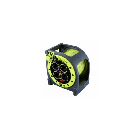 ENROLLACABLE 3X1,5MM 15MT  3680V 230V IP55 4T-TT TERM. INTER - Imagen 1