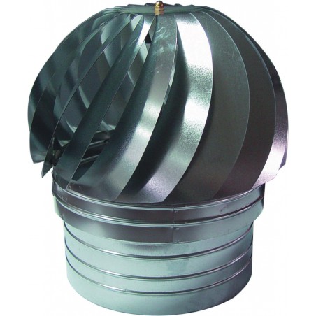 SOMBRERETE TUBO ESTUFA EXTRACTOR 150MM AC GALV EXOJO - Imagen 1