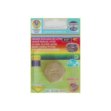 TAPON HEMBRA LATON 3/4 200229 - Imagen 1