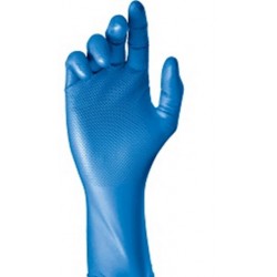 GUANTE DESECHABLE XL10 ESCAMADO GRIPAZZ NITR. AZ 580 BL/10 - Imagen 1