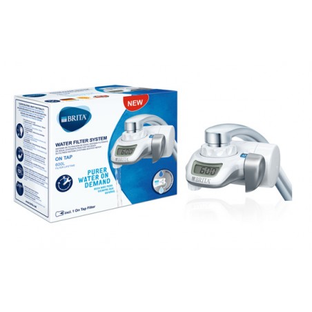 FILTRO AGUA GRIFO 17,2X8,8X14,3CM CON MEDIDOR BRITA - Imagen 1