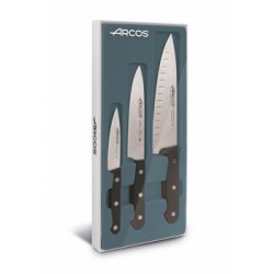 JUEGO CUCHILLOS INOX UNIVERSAL ARCOS 3 PZ - Imagen 1