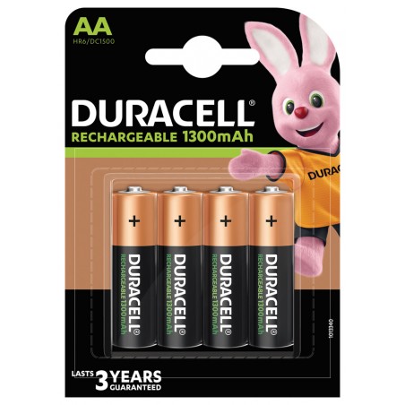 PILA RECARGABLE 1300MAH LR06 AA DURACELL PLUS 5000394039247 - Imagen 1