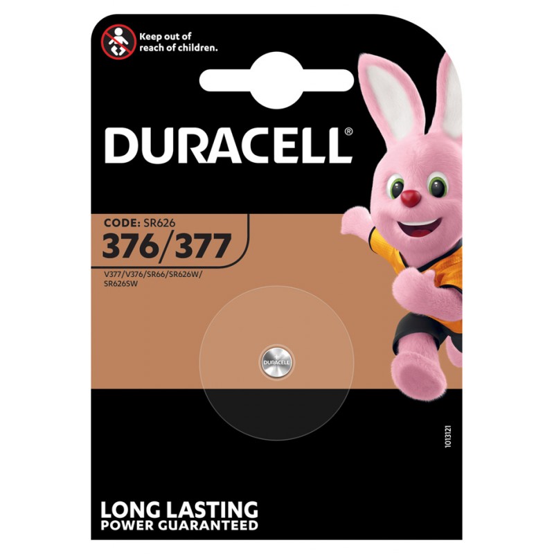 PILA BOTON 377 SR66 DURACELL 5000394062986 1 PZ - Imagen 1