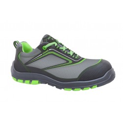 Zapato seguridad 39 nivel S3 punta plástico gris verde nairobi PANTER