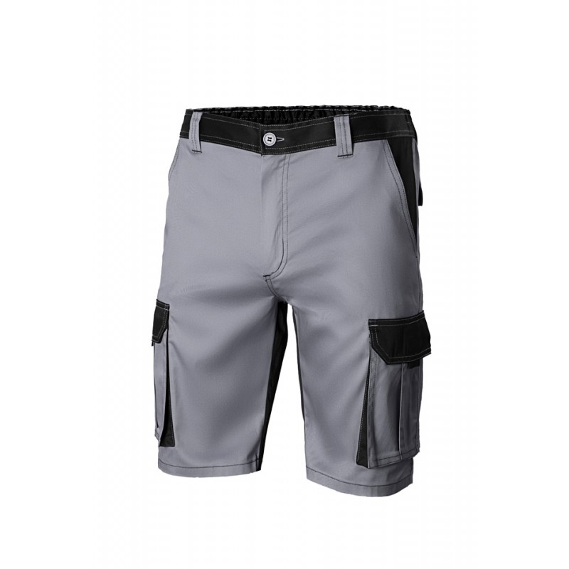 PANTALON TRABAJO T52 CORTO  65% POLI 35% ALG GR/NEG 103021B - Imagen 1
