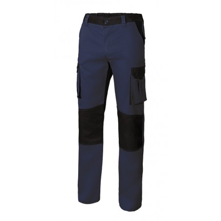 PANTALON TRABAJO T50 CON REFUERZO  65% POLI 35% ALG AZNV/NE - Imagen 1