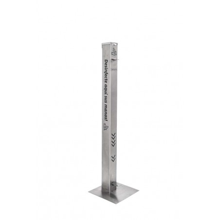 PEANA DISPENSADORA 1000X70X70MM PIE GEL PEDAL AC - Imagen 1