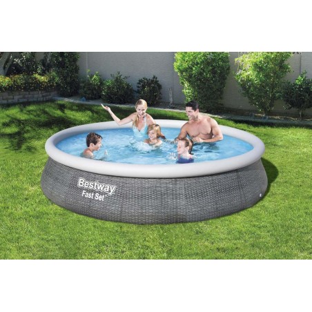 PISCINA PVC CIRCULAR 396X86CM CARTUCHO 7340LT BESTWAY - Imagen 1