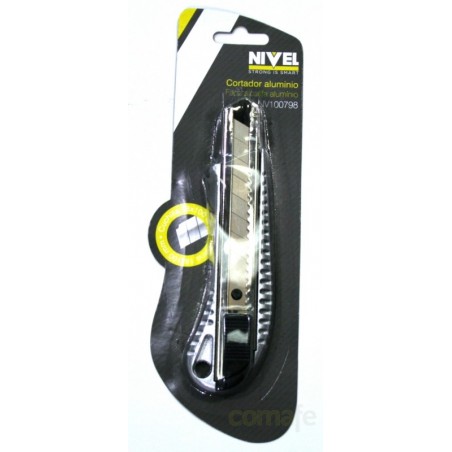 CUTTER ALUMINIO 18 MM NIVEL - Imagen 1