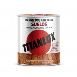 BARNIZ MADERA BRILLO 750 ML INCOLORO POLIURETANO SUELOS INT TITANLUX