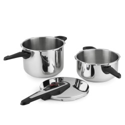 OLLA COC PRES 4+6LT RAPIDA INOX BOJ - Imagen 1