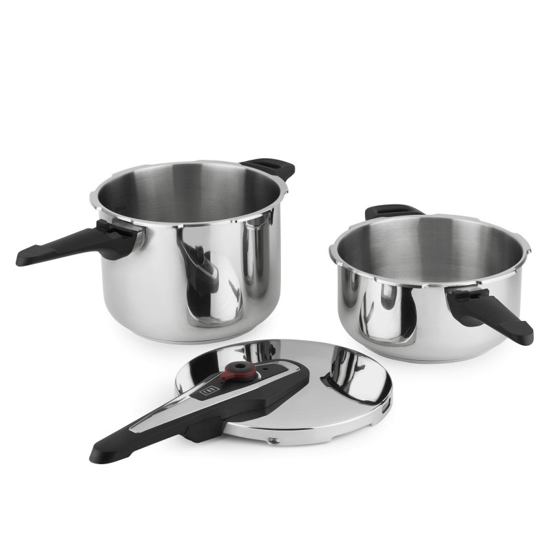 OLLA COC PRES 4+6LT RAPIDA INOX BOJ - Imagen 1
