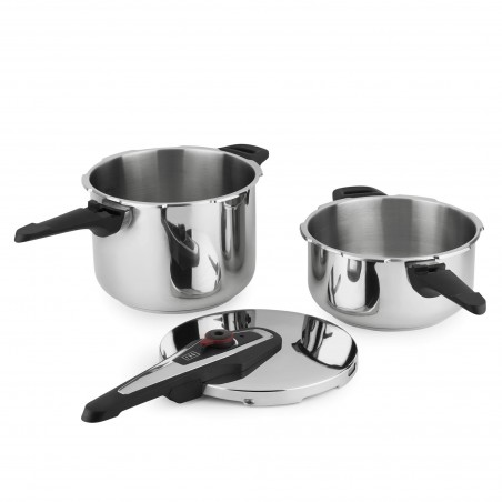 OLLA COC PRES 4+6LT RAPIDA INOX BOJ - Imagen 1