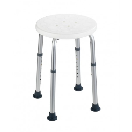 TABURETE BAÑO HASTA 120KG WENKO ALU/PLAST BL SECURA REG.ALT