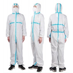 MONO DESECHABLE CAPUCHA XXL BLANCO POLIPROPILENO NIVEL