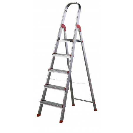 ESCALERA DOM 1,01MT TIJERA ROLSER ALU RO UNICA UNI003 - Imagen 1