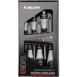 DESTORNILLADOR ELECTRICISTA PH0-PH1-PH2 BELLOTA 6 PZ - Imagen 1