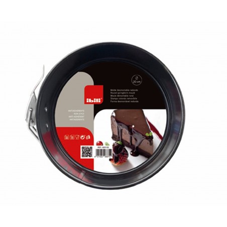 MOLDE RESPOST RDO 18CM DESMONTABLE ANTIADH CHAPA MOKA IBILI - Imagen 1