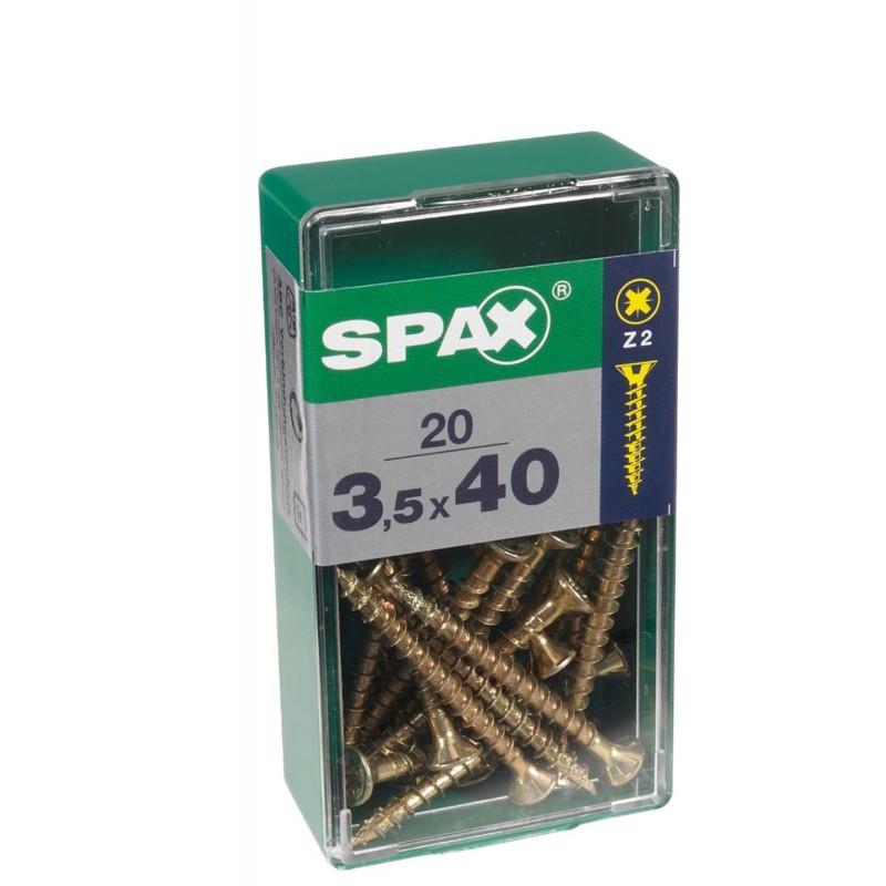 TORNILLO R/MAD. 05X100MM SPAX ACERO TEMPLADO YELLOX CP C/PLA - Imagen 1