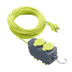 PROLONGADOR ELEC CON GANCHO 4 TOMAS MASTERPLUG - Imagen 1