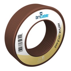 CABLE ELEC HILO FLEXIBLE H07V-K BRICABLE 1X2,5MM MARR 5 MT - Imagen 1