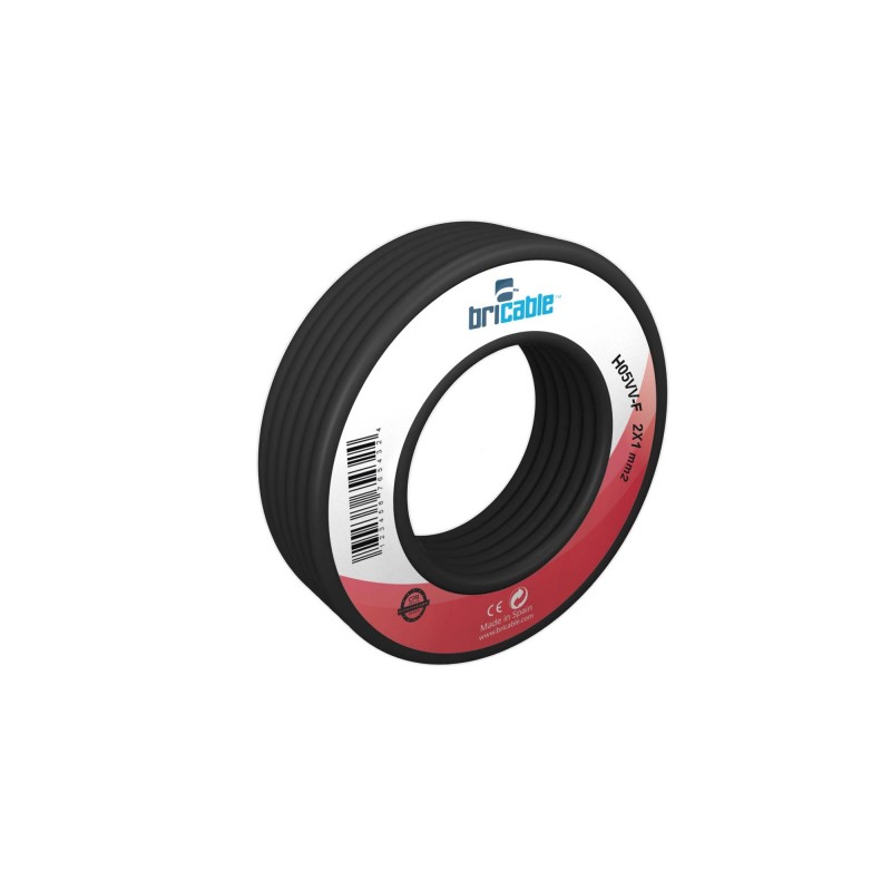 CABLE ELEC PLANO MANG H03VVH2-F BRICABLE 2X075MM NE 25 MT