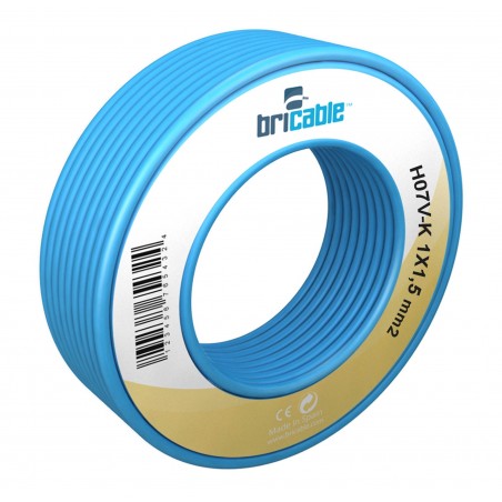 CABLE ELEC HILO FLEXIBLE H07V-K BRICABLE 1X2,5MM AZ 10 MT