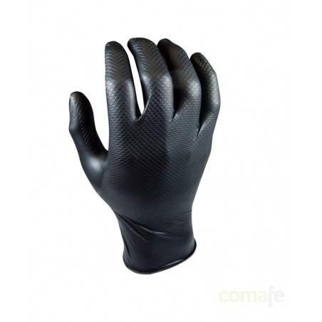 GUANTE DESECHABLE L09 ESCAMADO NITR. NE GRIPAZZ 50 PZ - Imagen 1