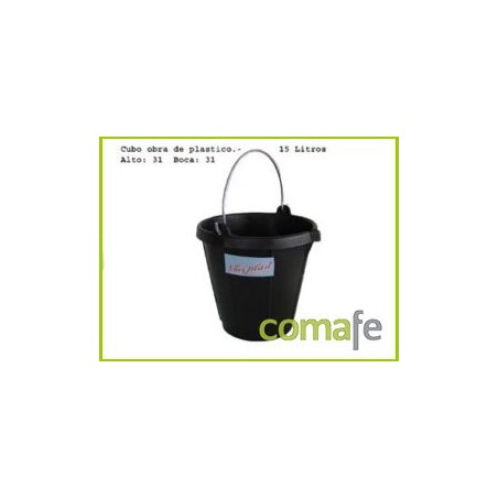 CUBO FIELPLAST 15 LT. OBRA UNIDAD - Imagen 1