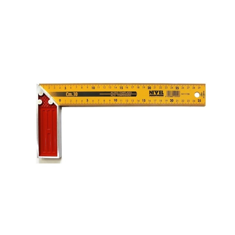 ESCUADRA MEDIC CARPINTERO 300MM ALU NIVE