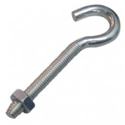 HEMBRILLA ABIERTA C/TUERCA 4X30 ZINC