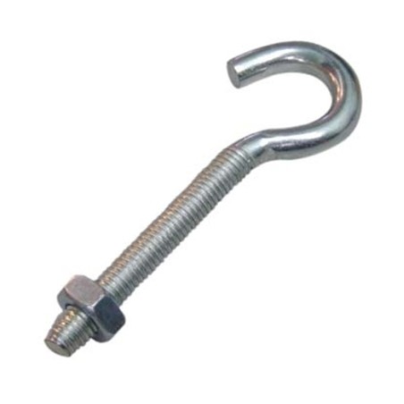 HEMBRILLA ABIERTA C/TUERCA 4X30 ZINC