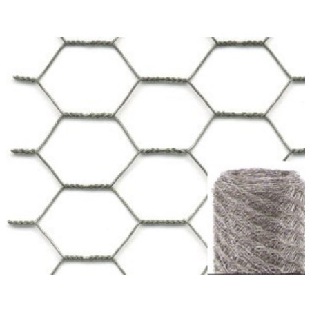 MALLA CERC TRIPLE TORSION 19X0,8MM 1X50M