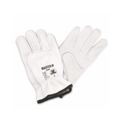 GUANTE MECANICO S07 MASSTER N PIEL BL 3L