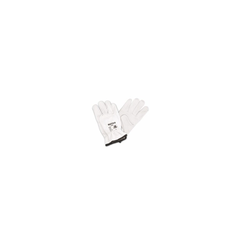 GUANTE MECANICO S07 MASSTER N PIEL BL 3L