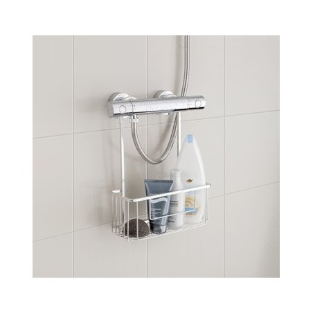 CESTILLO BAÑO GANCHO 385X128X280MM 1 ALTURA ALU TATAY