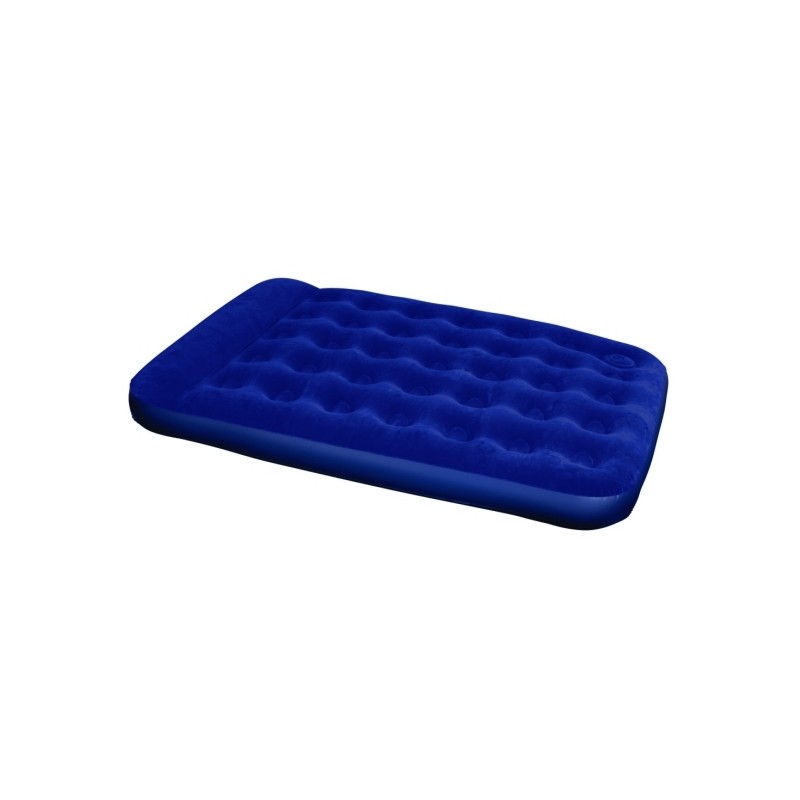 COLCHON INFLABLE CON BOMBA PIE INCORPORADA 191X137X22CM - Imagen 1