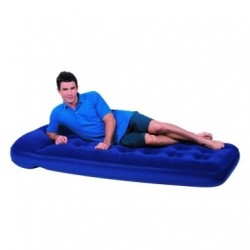 COLCHON INFLABLE CON BOMBA PIE INCORPORADA 185X76X22 - Imagen 1